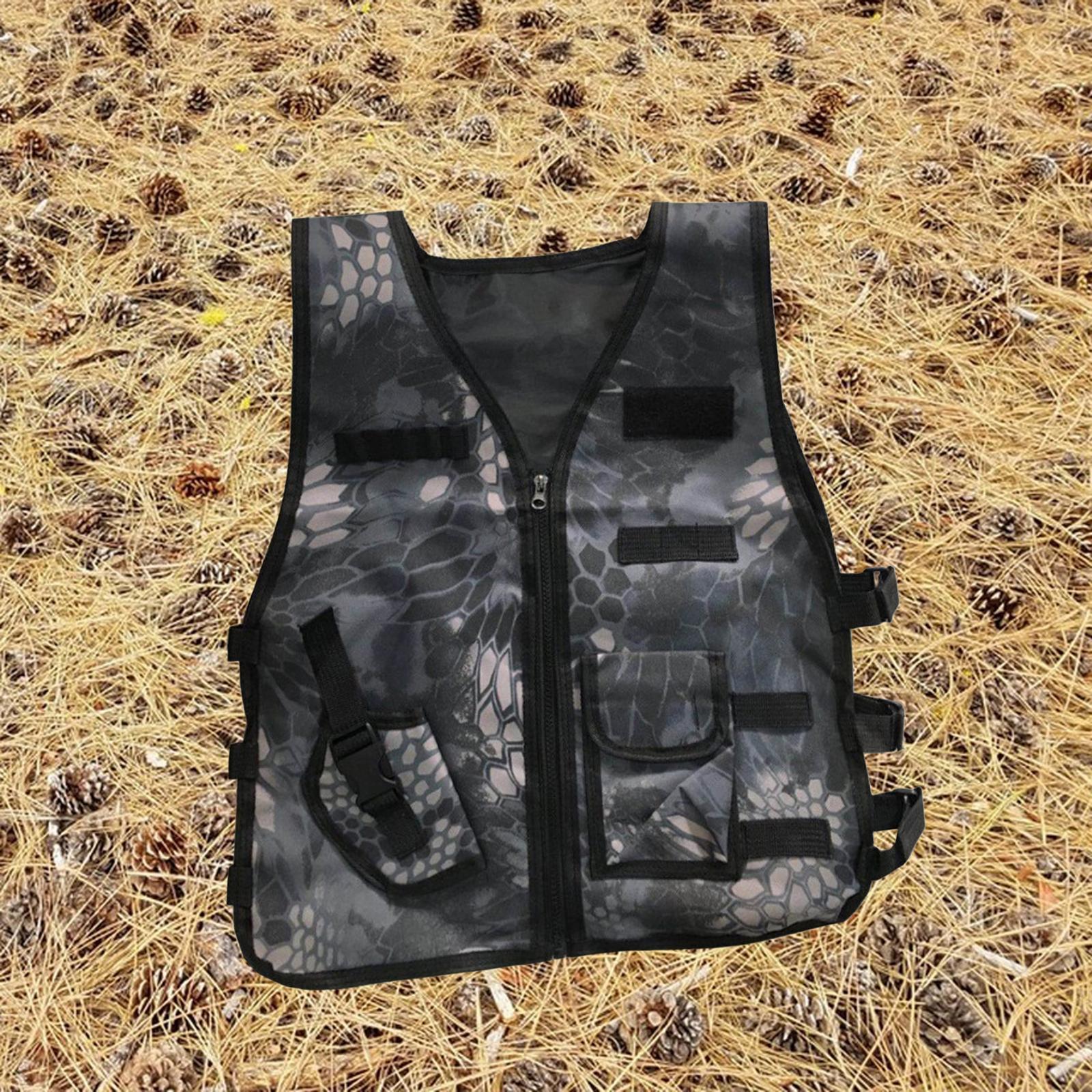 Children Outdoor Vest Breathable Kids Cargo Vest for Role Play