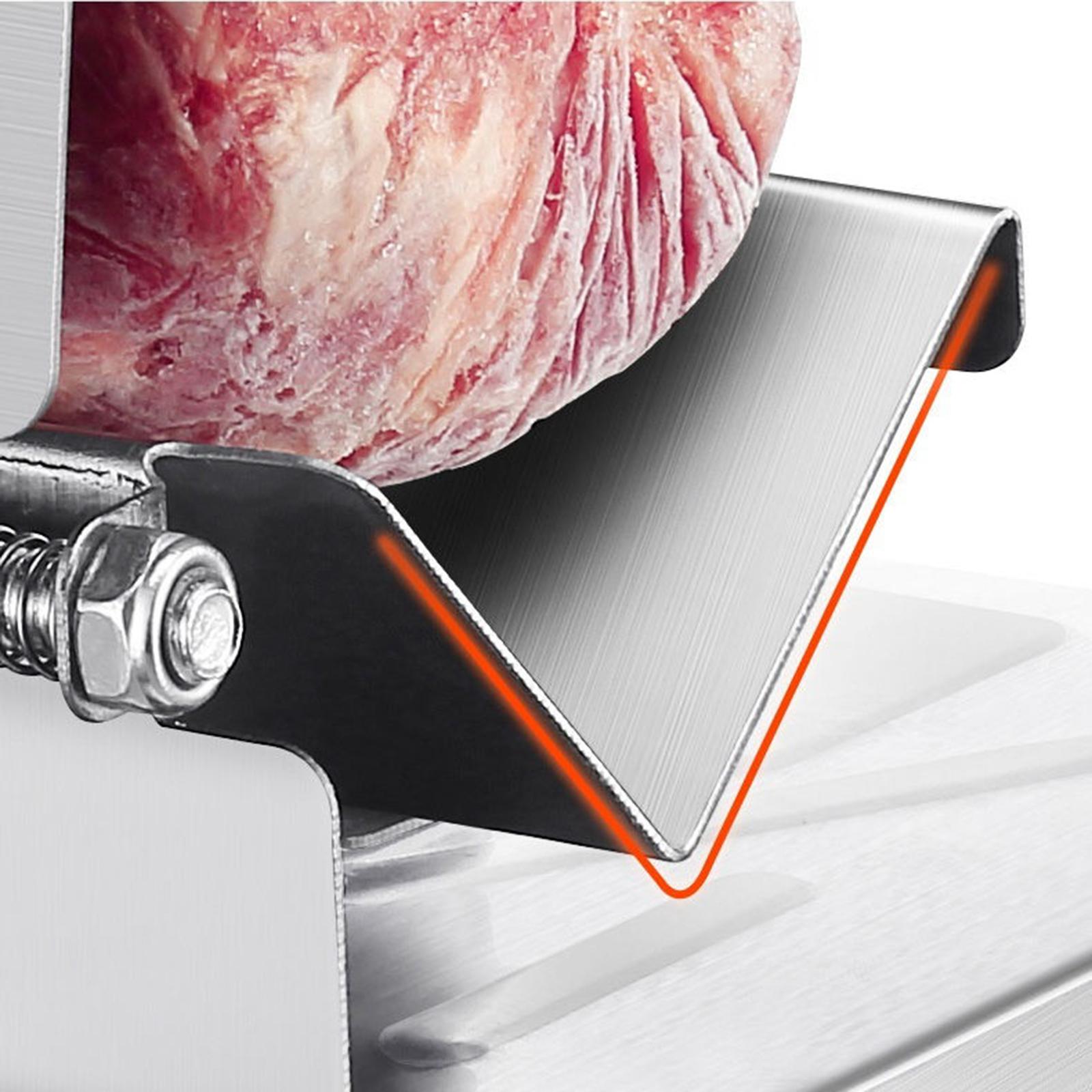 Manual Meat Slicer Household Stainless Steel Cutting Slicing Machine Chicken Lamb Herb Pastry Cutter for Home Cooking
