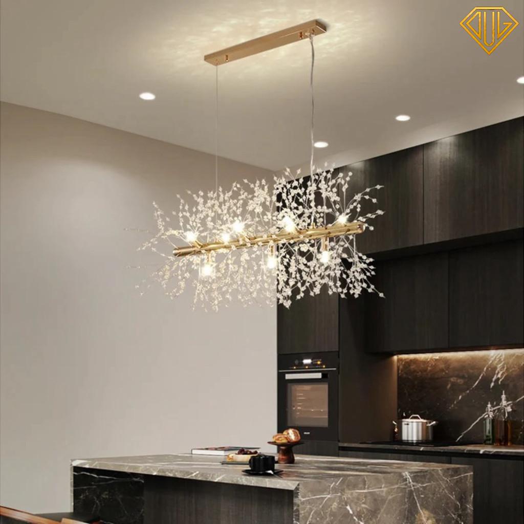 Đèn thả bàn ăn Hoa Bồ Công Anh Cao Cấp  Decor trang trí nội thất Sang Trọng L90cm - 3 chế độ ánh sáng (Ảnh thật 100%) DV