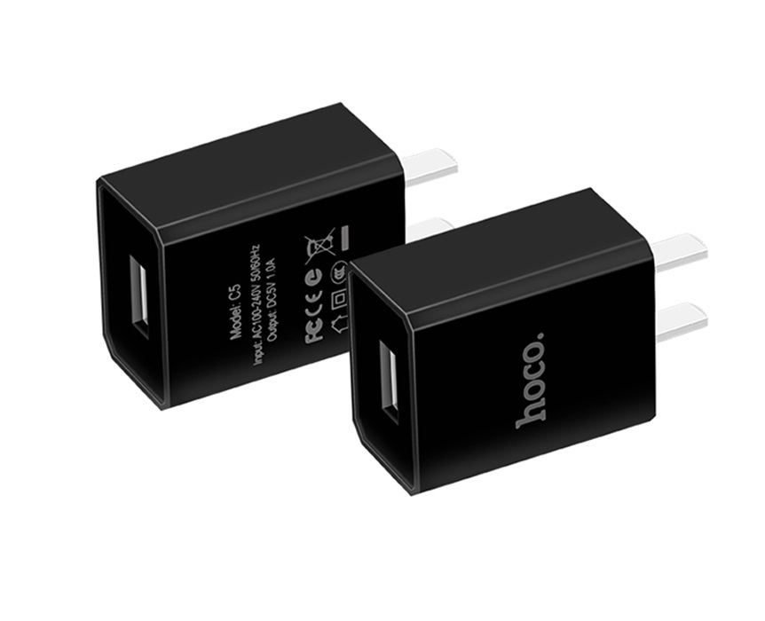 Adapter sạc điện thoại 1A Hoco C5 - Hàng Chính Hãng