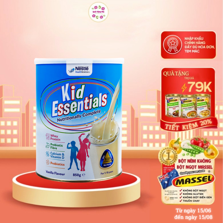 Sữa bột Nestle Kid Essentials cho trẻ 1 đến 10 tuổi - Nhập khẩu Australia