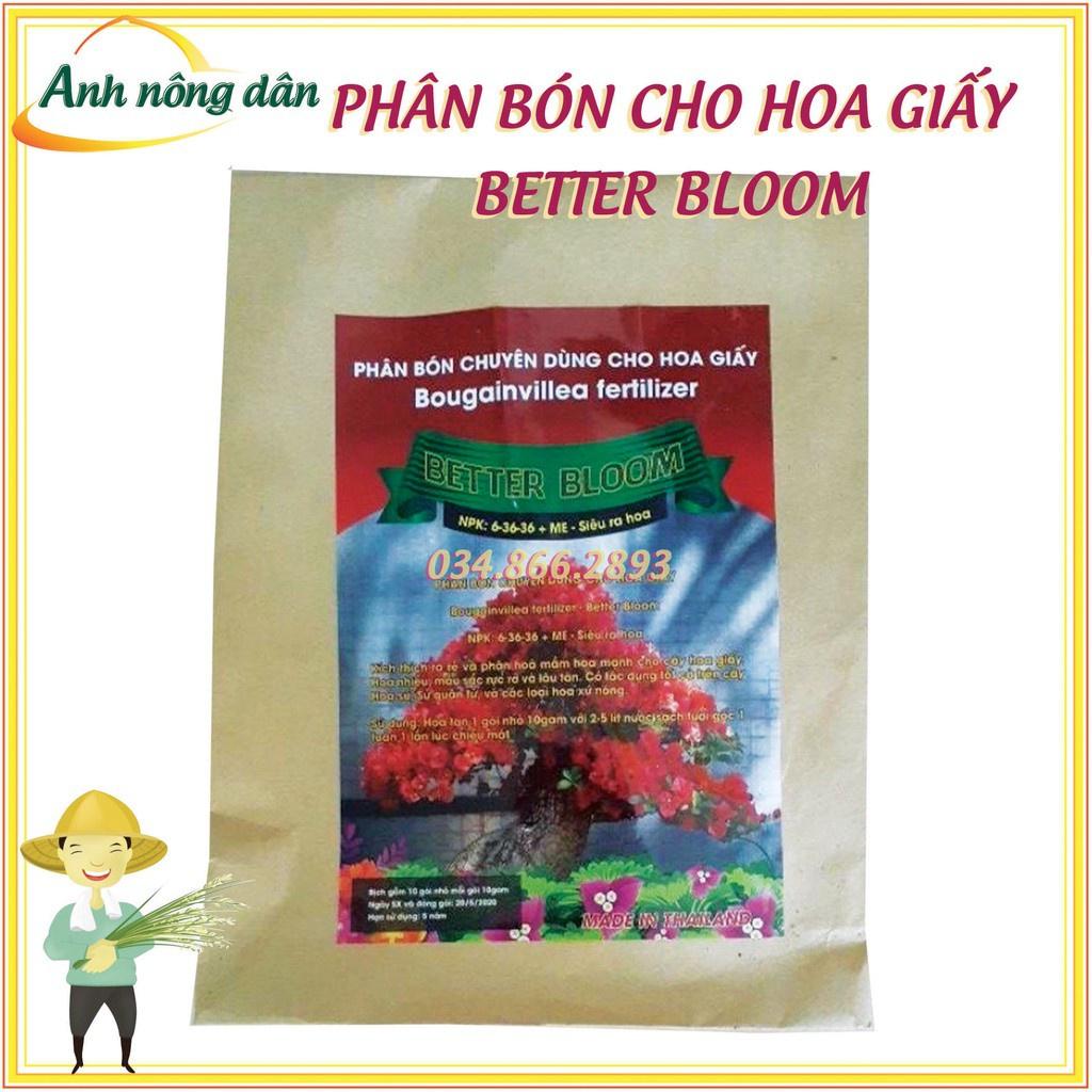 phân bón siêu ra hoa better Bloom NPK - Phân bón chuyên dùng cho hoa giấy