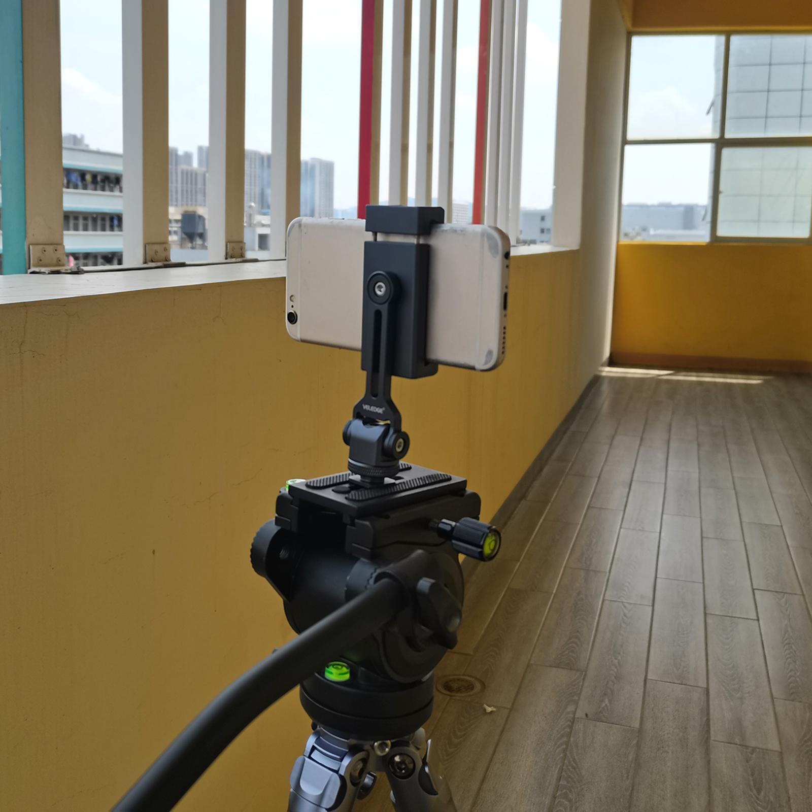 Phone Tripod Mount Adapter W Cold Shoe Mount Flexible Wide Compatibility High Performance