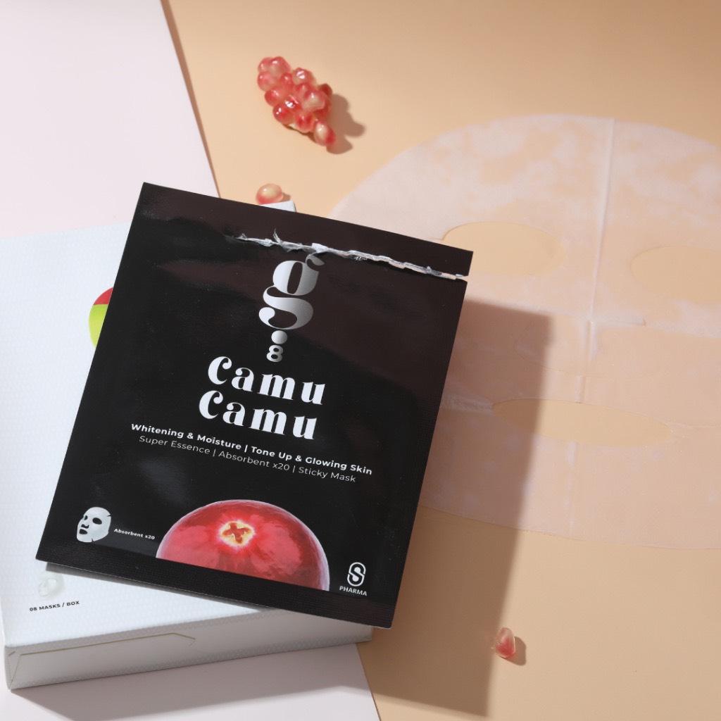 Mặt Nạ Sinh Học Gen.8Lab Camu Dưỡng Trắng Sáng Da Cấp Ẩm Giảm Mụn