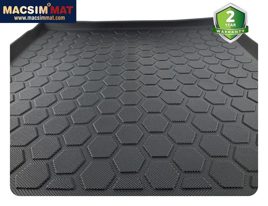Thảm lót cốp Peugoet 508 2011-2016 nhãn hiệu Macsim chất liệu TPV cao cấp màu đen