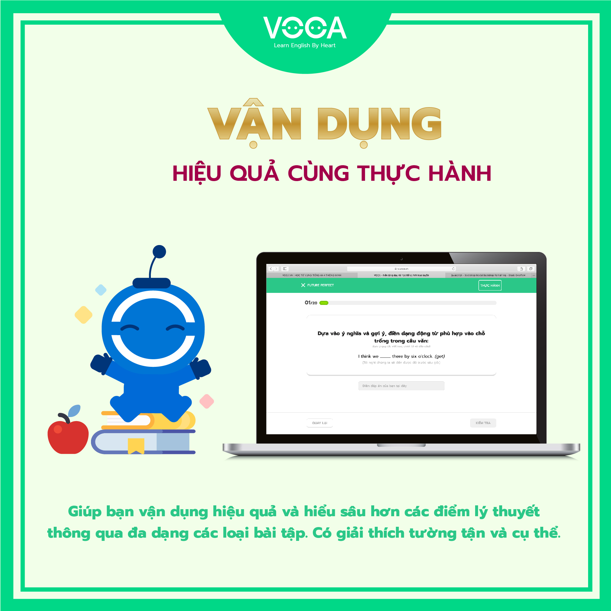 GRAMMAR VIP: Tài khoản học Ngữ pháp tiếng Anh online trên VOCA.VN - Hơn 20+ khoá học ngữ pháp tiếng Anh cao cấp - Thư viện đa dạng theo chủ đề . Hỗ trợ đa nền tảng
