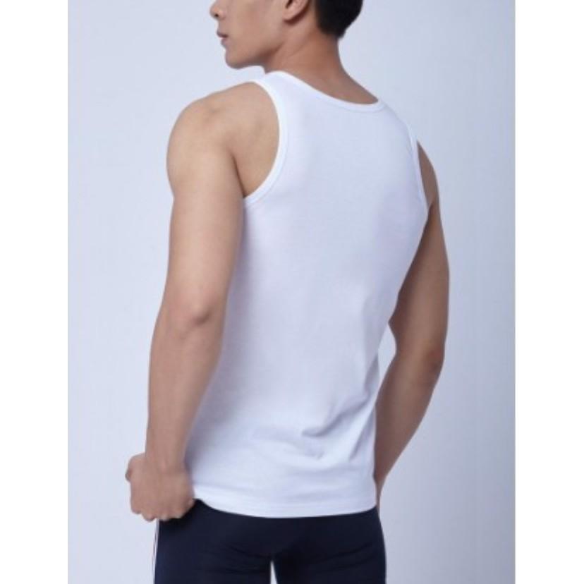 Áo 3 lỗ nam Cotton trắng trơn mặc lót trong sơ mi trung niên LEDATEX dệt kim đông xuân cao cấp DOLOTDAY