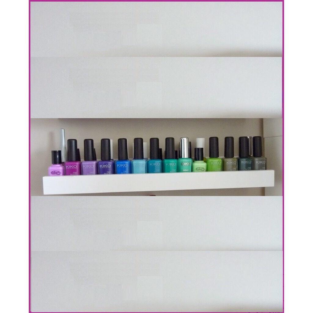 Sét 3 kệ nail rời thiết kế máng chữ U để sơn kiểu hiện đại - đẹp long lanh