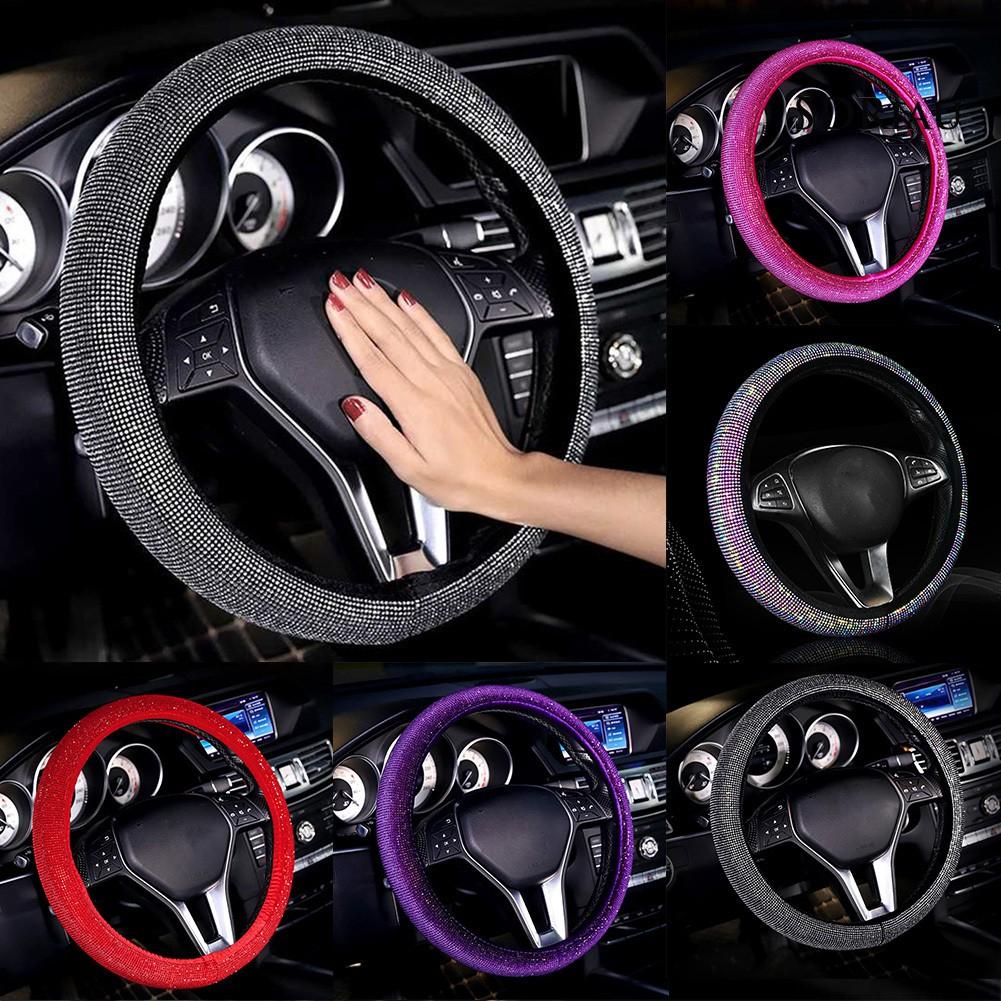 Bọc Vô Lăng Xe Hơi Đính Đá Xinh Xắn