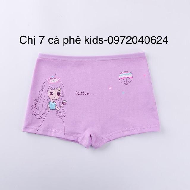 Quần lót bé gái set 10 quần đủ size 7-&gt;40kg