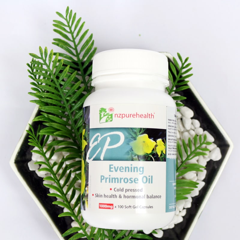 Thực phẩm chức năng Viên uống tinh dầu hoa anh thảo NZPureHealth Evening Primrose Oil 100 viên