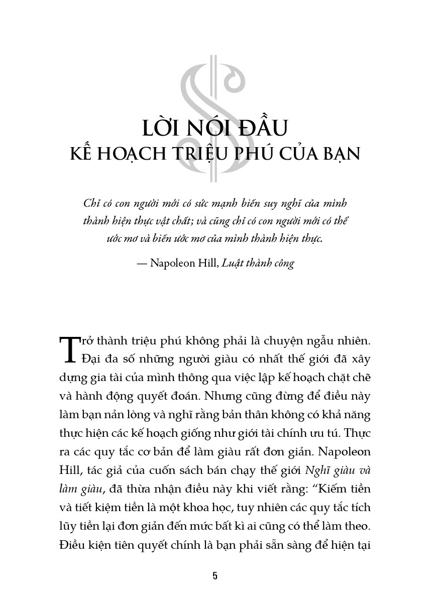 Tư Duy Triệu Phú - Ý Thức Về Tiền Và Biến Khát Vọng Thành Sự Giàu Sang (Napoleon Hill)