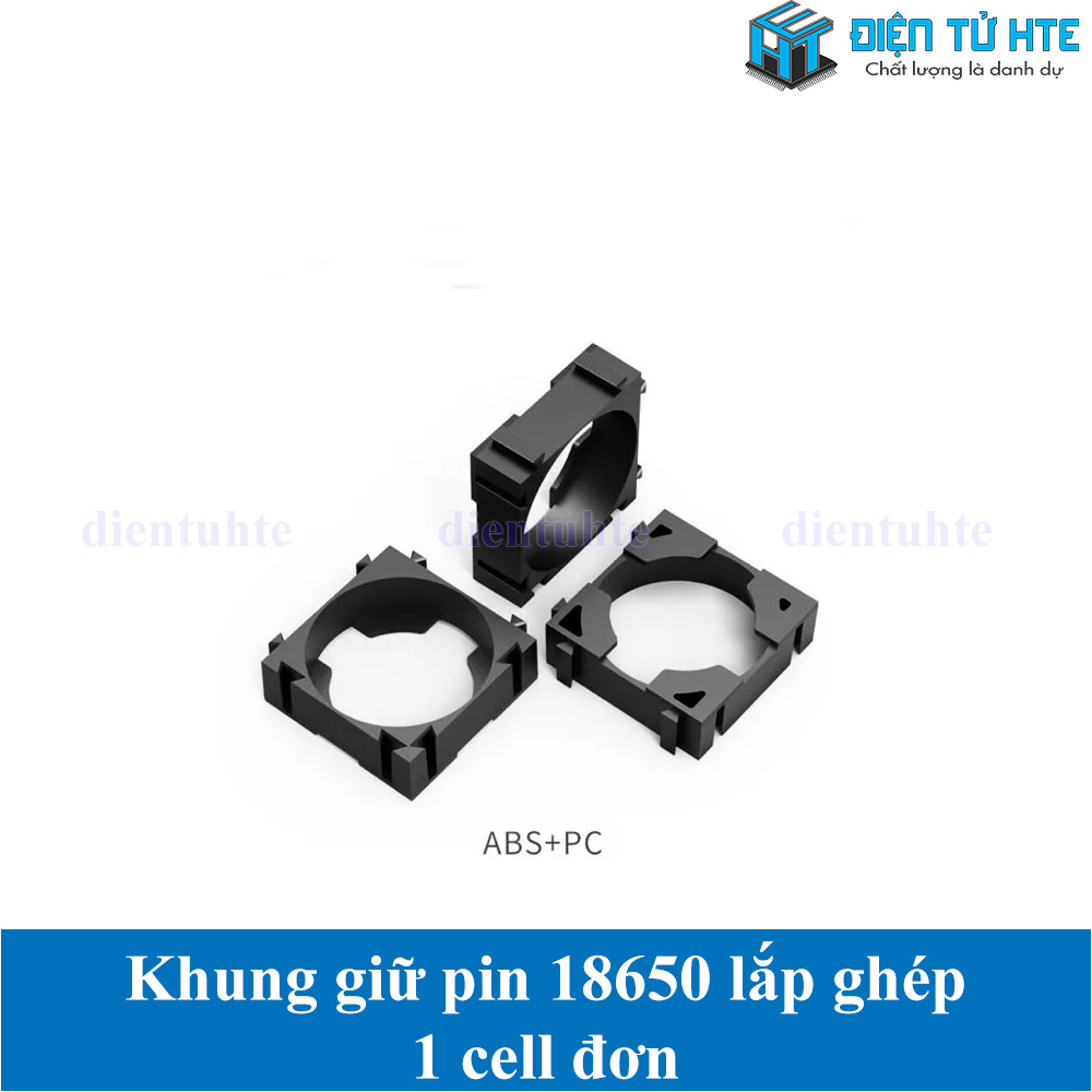 Bộ 10 cái Khung giữ Pin 18650 1 cell lắp ghép