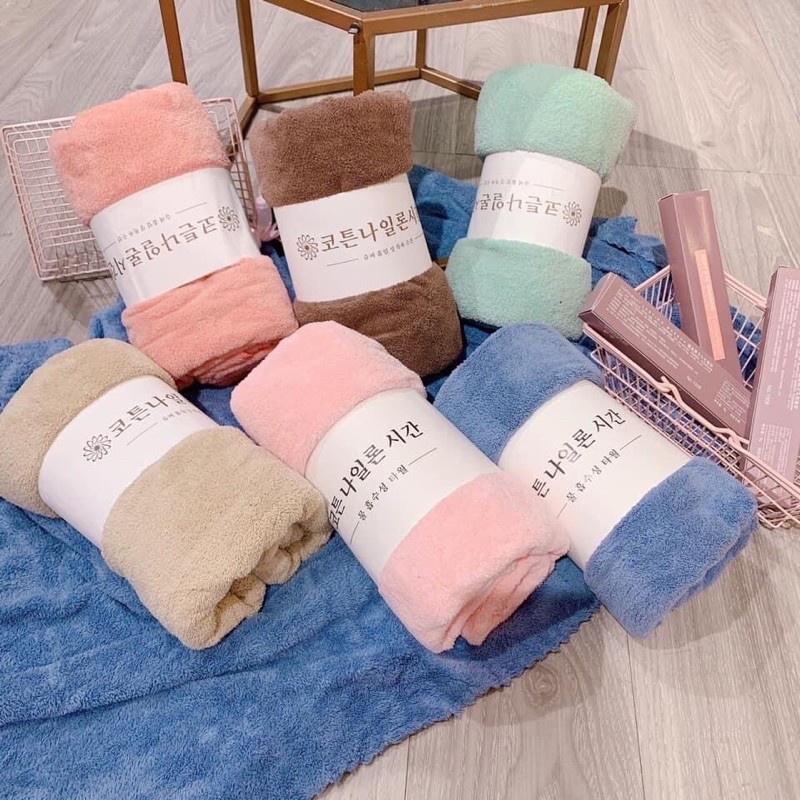 Khăn Mặt Hàn Quốc Siêu Thấm, siêu bền - Kích thước 50x30cm