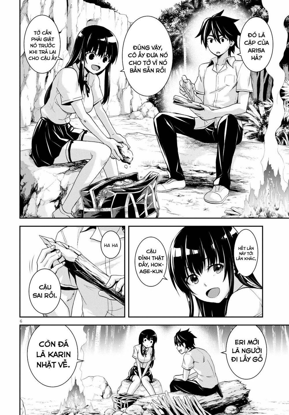 isekai yurutto survival seikatsu: gakkou no minna to isekai no mujintou ni tenishitakedo ore dake chapter 5 6