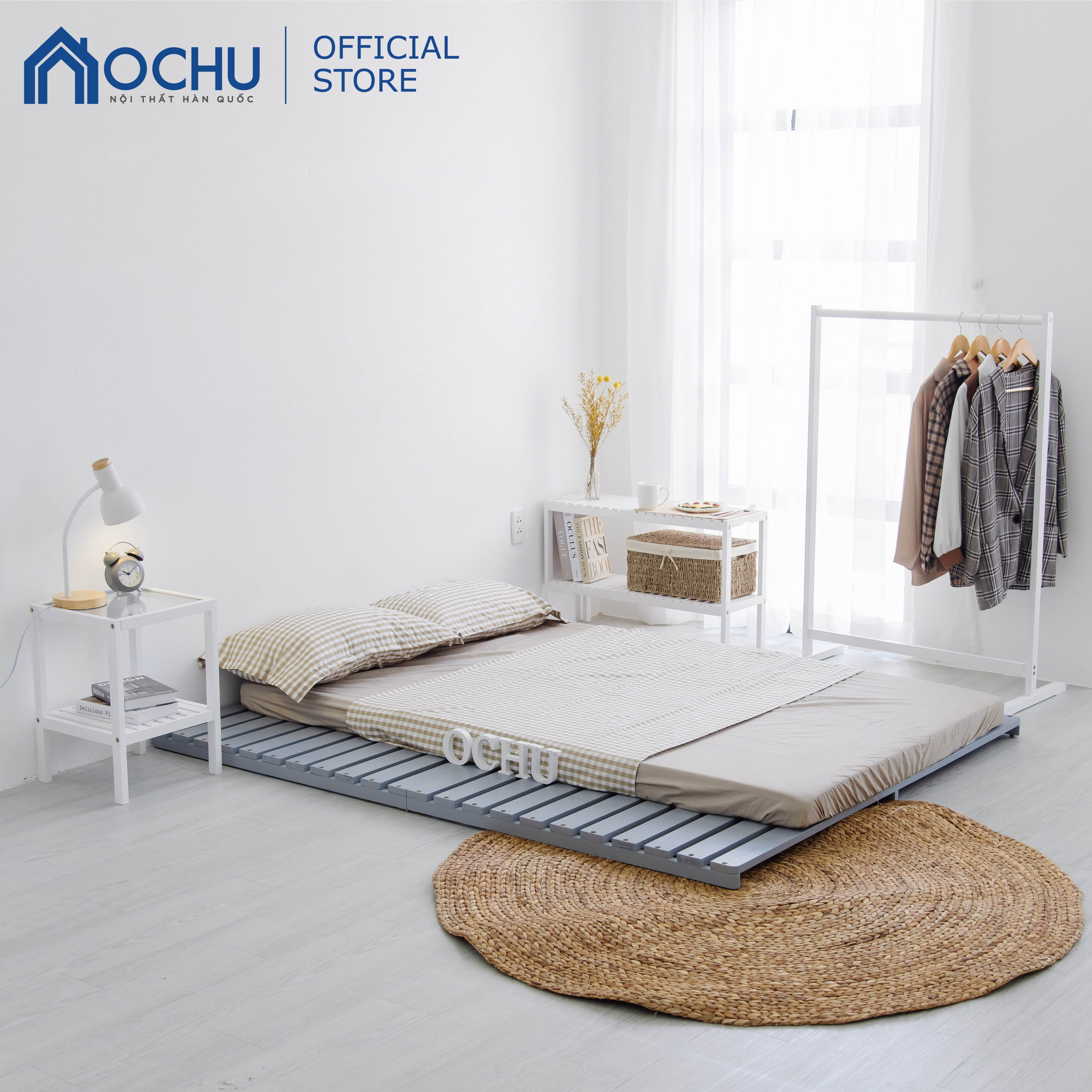 Giường Ngủ Pallet Gỗ Thông OCHU - Nancy Bed - Grey