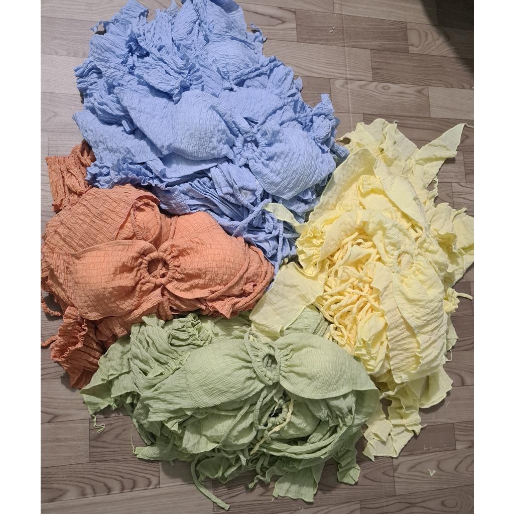 BIKINI 2 MẢNH VẢI XỐP KÈM KHĂN NHIỀU MÀU SẮC BIKINI UMI