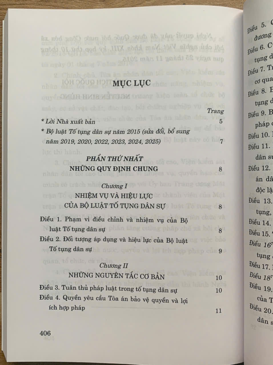 Bộ luật tố tụng dân sự 2015 (sửa đổi bổ sung năm 2019, 2020, 2022, 2023, 2024, 2025)