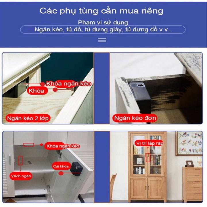 Khóa điện tử bảo mật ngăn kéo bảo mật bằng thẻ SmartHome Euro