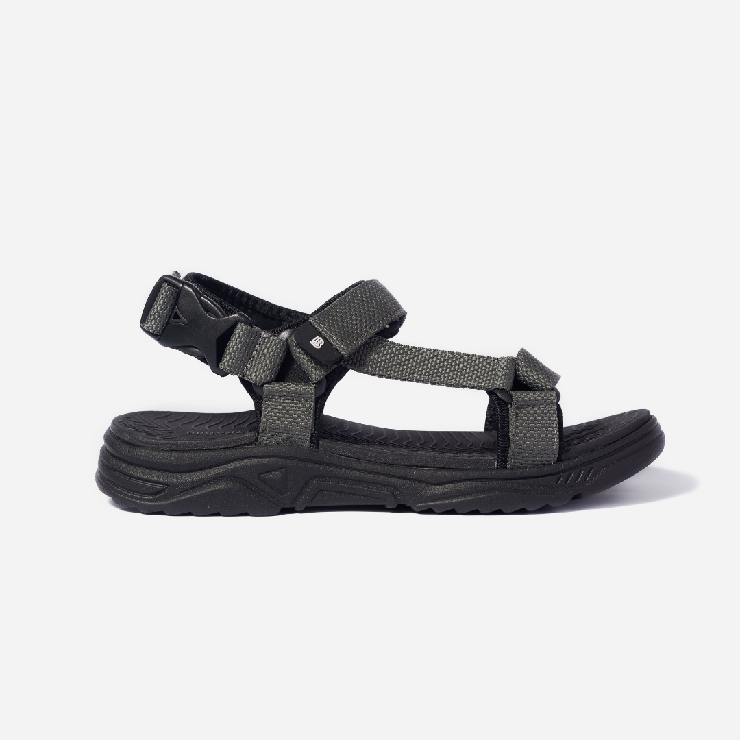 Giày Sandal Nam The Bily Quai Chéo - Màu Xám BL01X