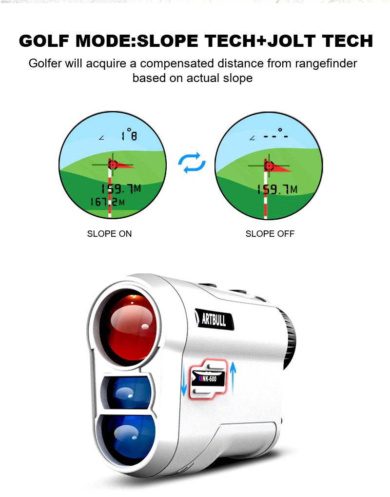 Thiết kế 2023 – Máy laser Đo Khoảng Cách cho người chơi Golf Rangefinder - ống nhòm Săn Bắn - Đo Xa Laser – Loại 1