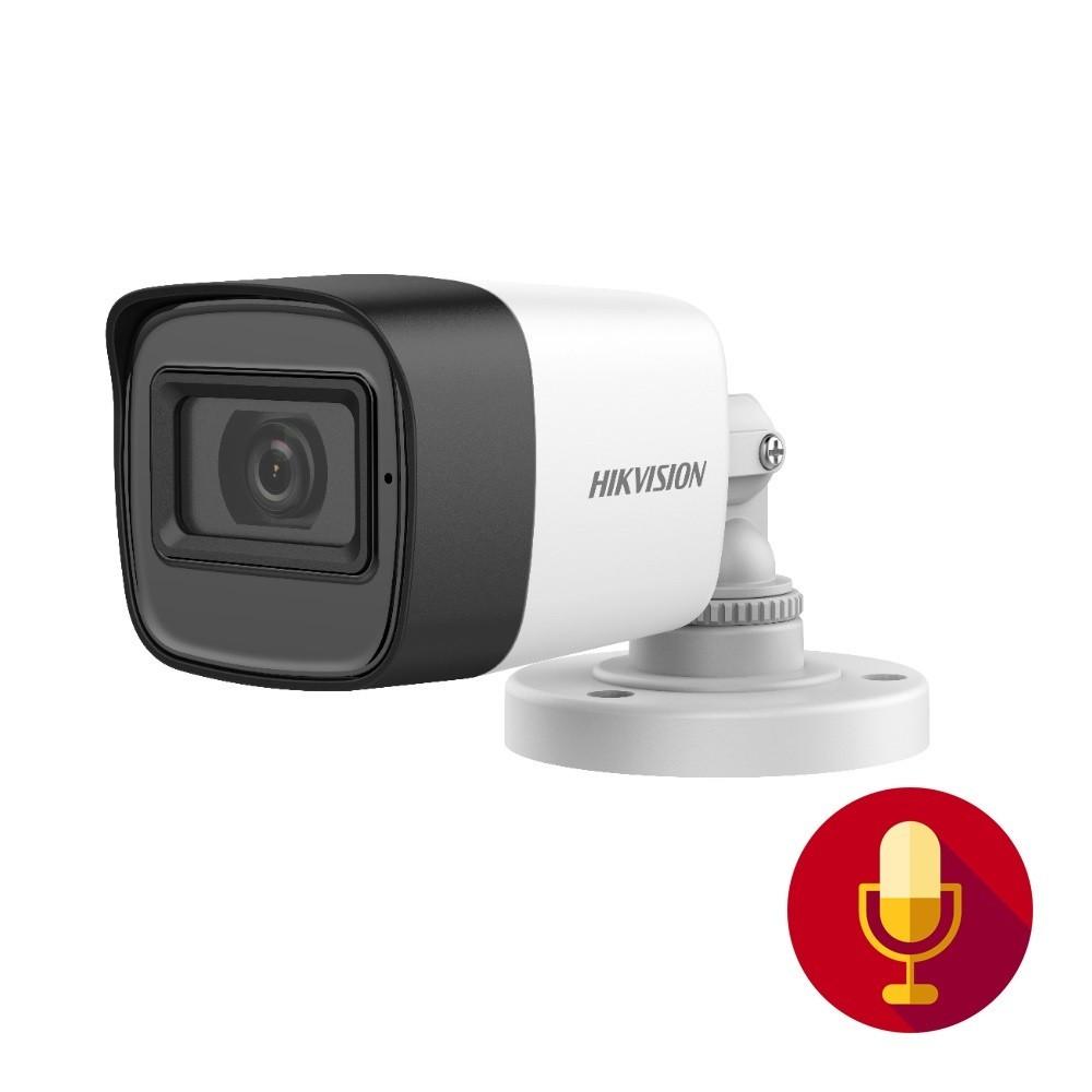 CAMERA HD-TVI HIKVISION DS-2CE16D0T-LPTS 1080P Tích Hợp Mic Thu Âm - Hàng chính hãng