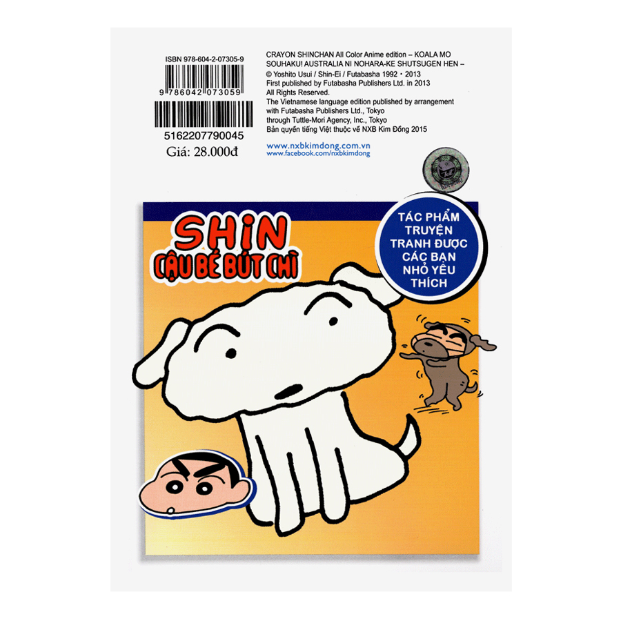 Shin Cậu Bé Bút Chì - Phiên Bản Hoạt Hình Màu: Tuần Trăng Mật Ở Xứ Sở Kanguru Tập 45