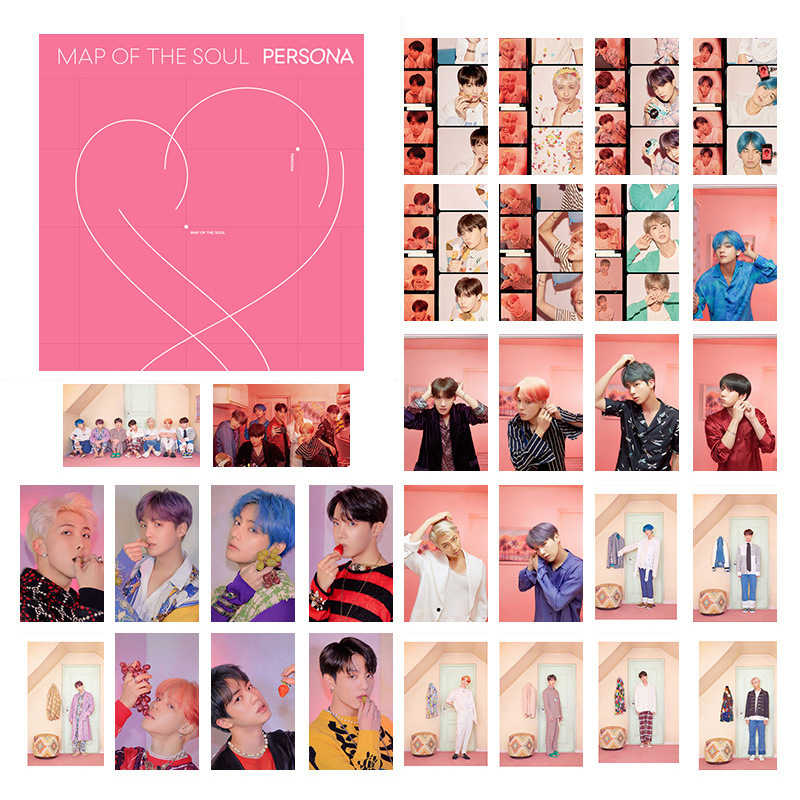 Hộp 30 thẻ ảnh lomo card BTS Map of the soul Persona