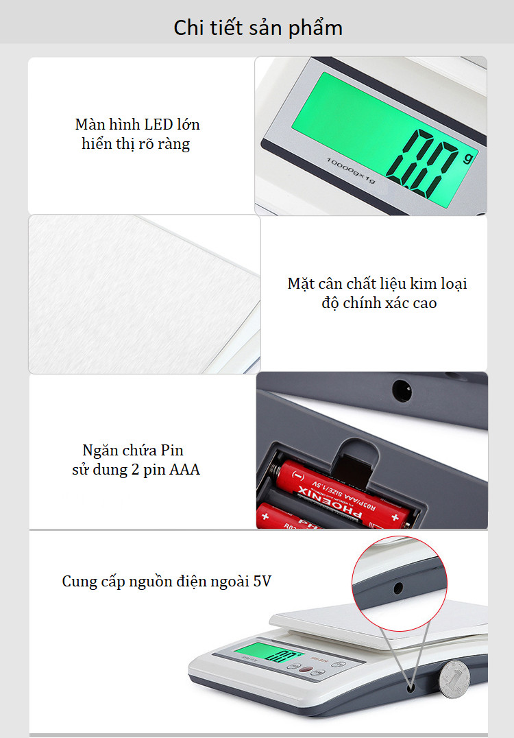 Cân nhà bếp đa năng độ chính xác cao