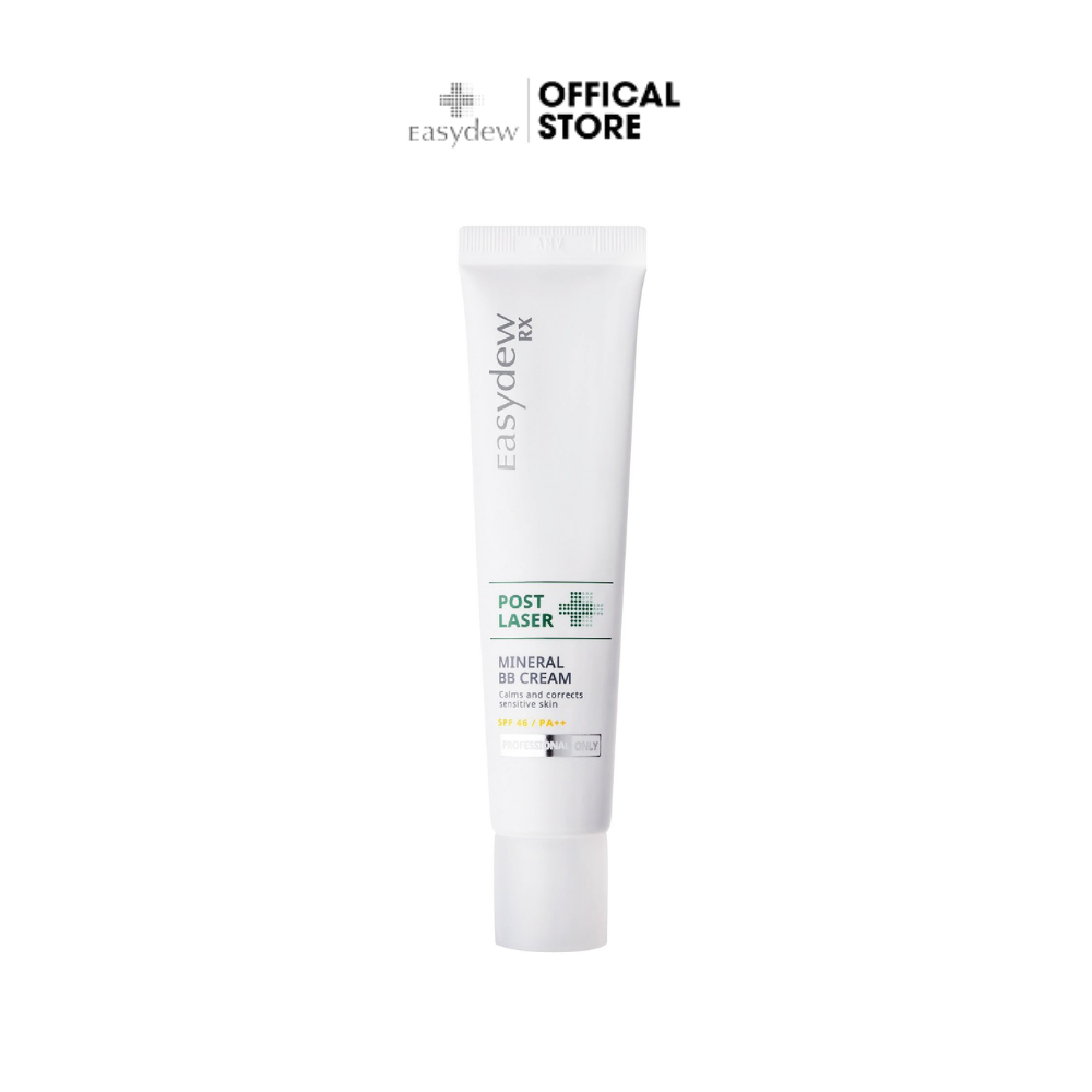 Kem Chống Nắng Trang Điểm Phục Hồi Da Sau Tổn Thương Easydew Rx Post Laser Mineral BB Cream SPF46 40ml