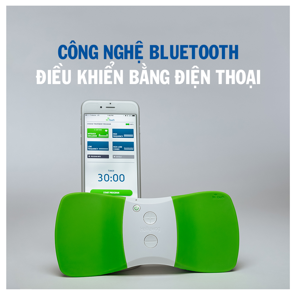 !!! SALE OFF!!! Thiết bị hỗ trợ điều trị đau lưng không dây - WiTouch Pro BlueTooth