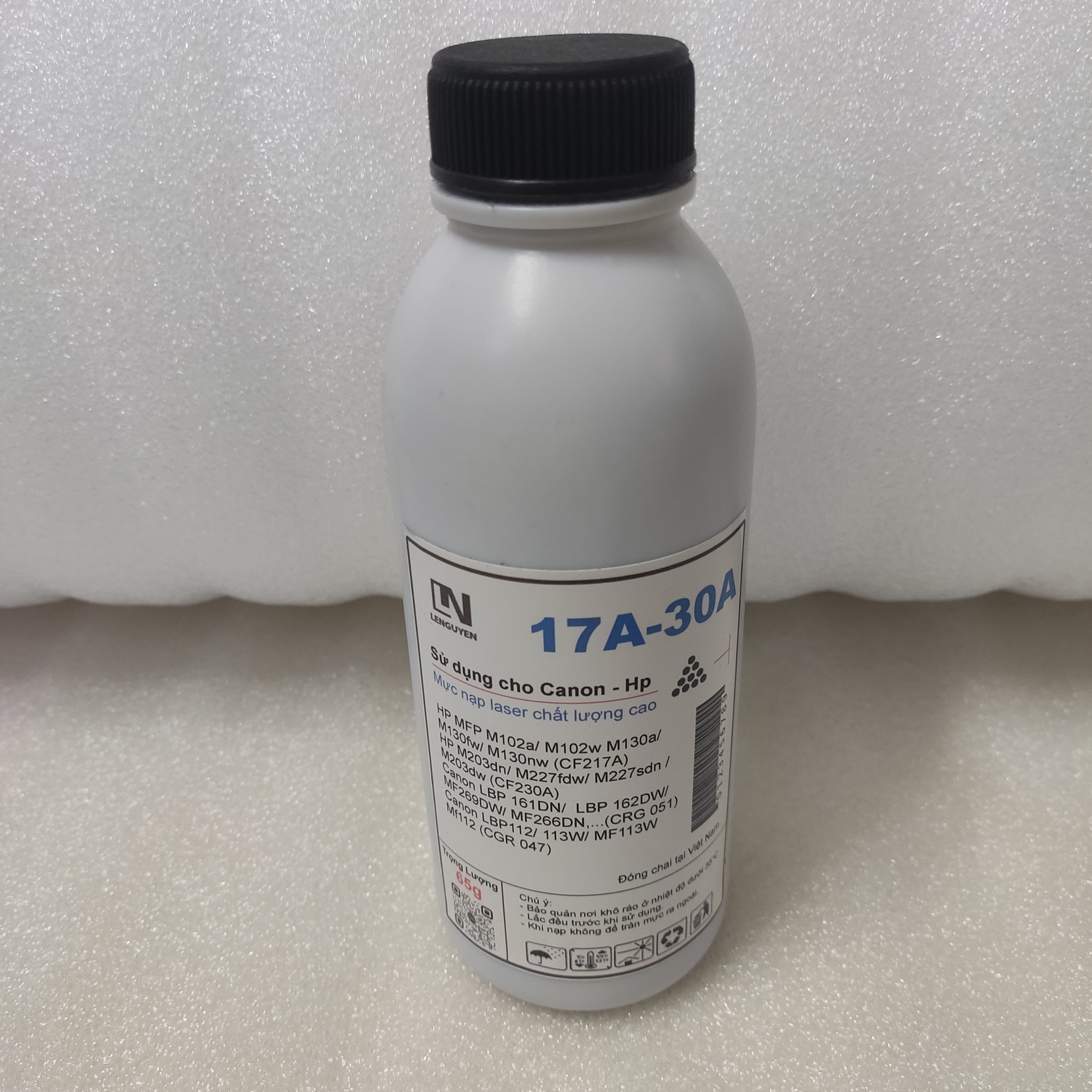 Mực Nạp 17A-30A Dùng cho máy in Hp M102/ M130A ,  M203/ M227 , LBP 161DN, LBP 162DW, MF269DW, MF266DN , LBP112, LBP113w, MF112, MF113w  Trọng lượng 65g