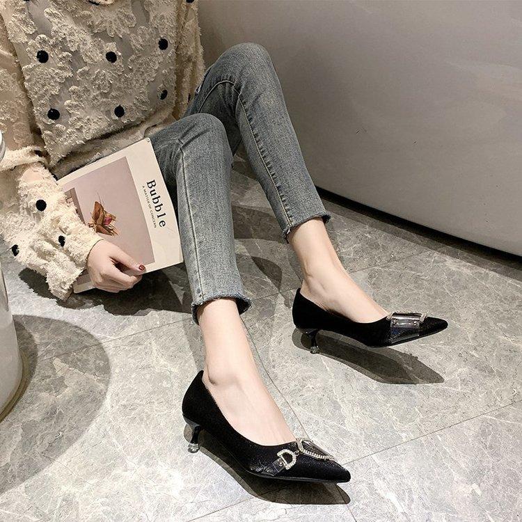 Giày Cao Gót Phong Cách Hàn Quốc Thanh Lịch Cho Nữ