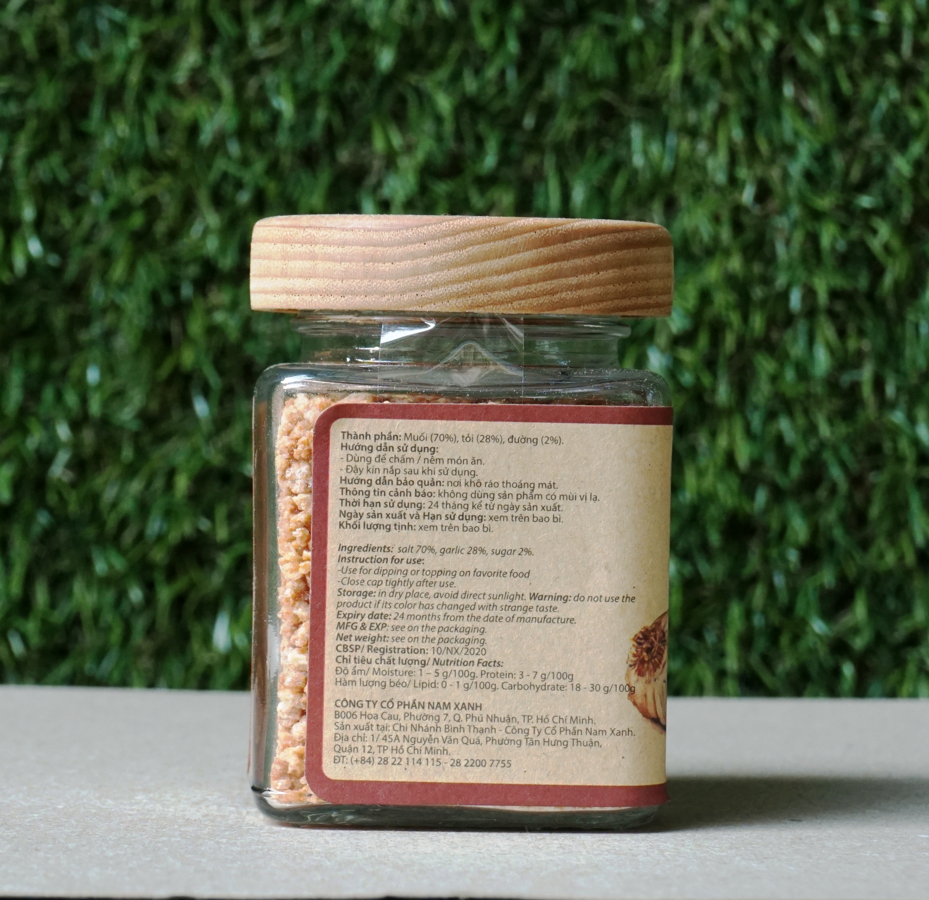 Muối Tỏi Một Nắng 90g / Sea Salt With Sun And Dried garlic 90g