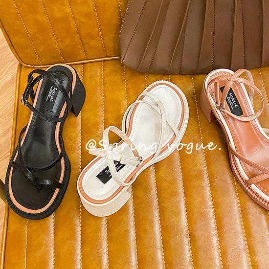 Xăng đan Cao Gót Kiểu Hàn Quốc Thiết Kế Xinh Xắn Cho Nữ