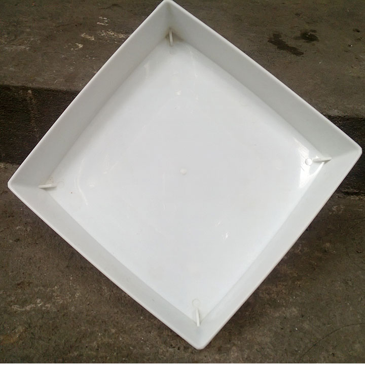 Combo 10 Khay đĩa lót hứng nước chậu trồng cây Vuông DV20-- Viền 19cm - Lọt Lòng 17cm
