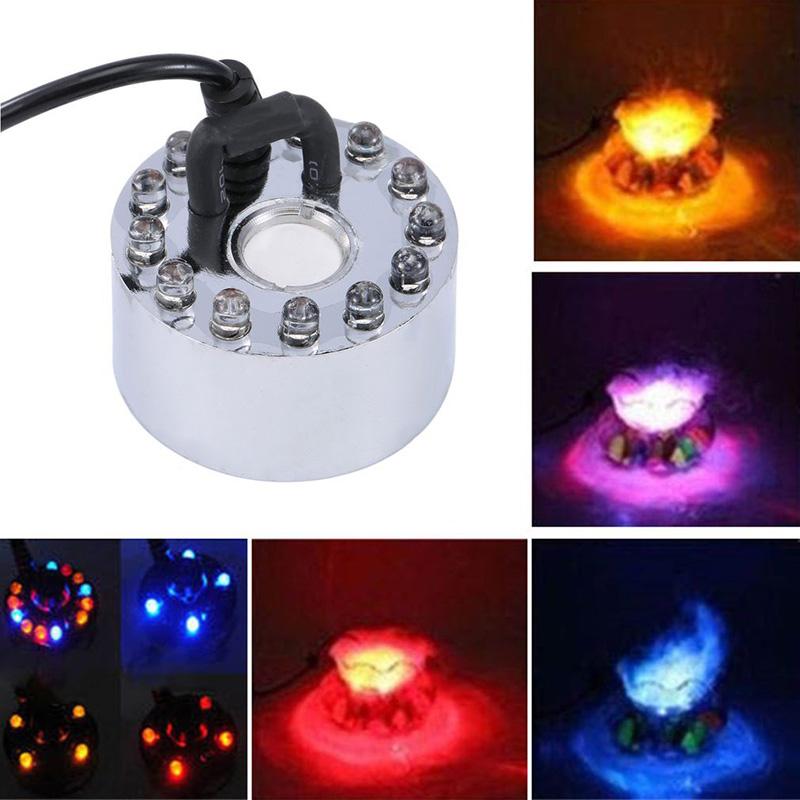 12 LED Siêu Âm Phun Sương Tạo Thương Phun Sương Tạo Ẩm Hình Ếch Con Vòi Phun Nước Ao Sương Mù Máy Atomizer Máy Tạo Độ Ẩm Không Khí Trong Nhà Máy Thương Phun Sương Tạo Ẩm Hình Ếch Con