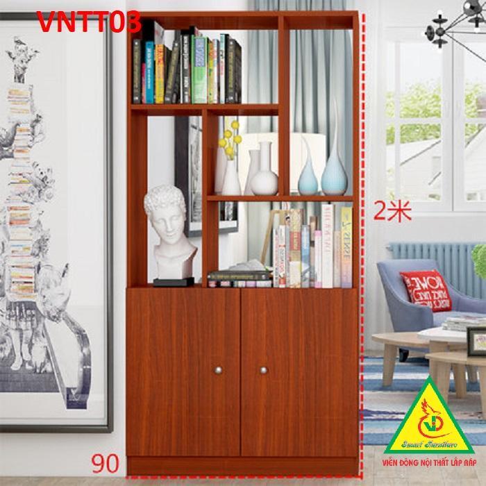 TỦ KỆ TRANG TRÍ KIÊM VÁCH NGĂN VNTT03.3 - Nội thất lắp ráp Viendong Adv