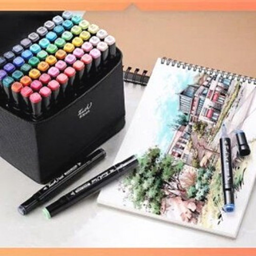 Combo 2 Sổ vẽ, viết Touch Mark chuyên dụng dành cho mỹ thuật dùng để vẽ màu nước, chì, màu bộ kích thước a5, 100% bột giấy ECF