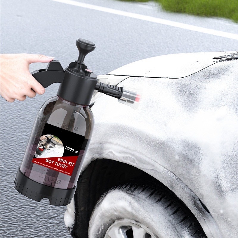 Bình xịt bọt tuyết rửa xe ô tô xe máy dododios áp suất mạnh tạo bọt nhiều tiết kiệm thời gian rửa xe - Hàng chính hãng dododios