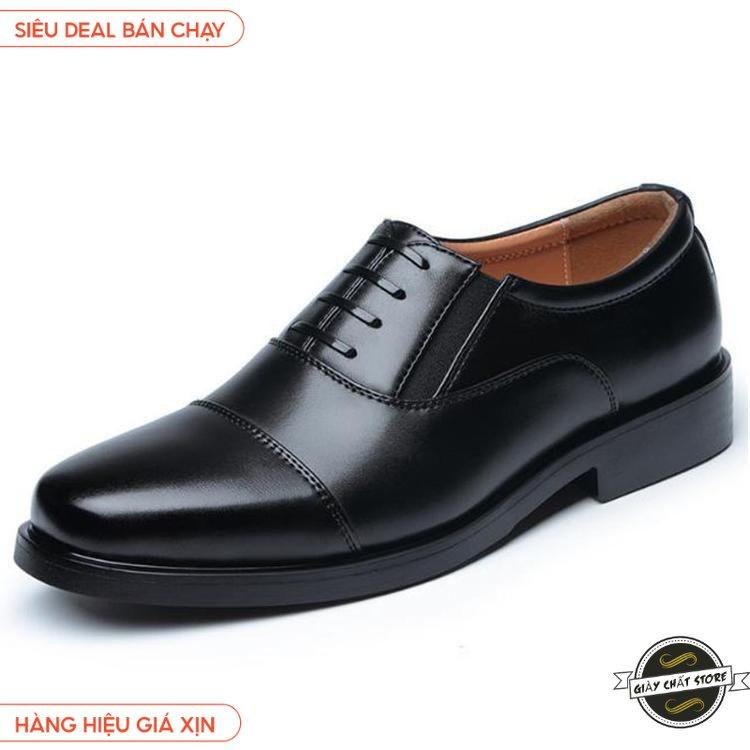 Giày Nam Công Sở Lịch Lãm Kiểu Dáng Giả Dây Cột Phù Hợp Mọi Lứa Tuổi size 39 đến 43 SQOTH