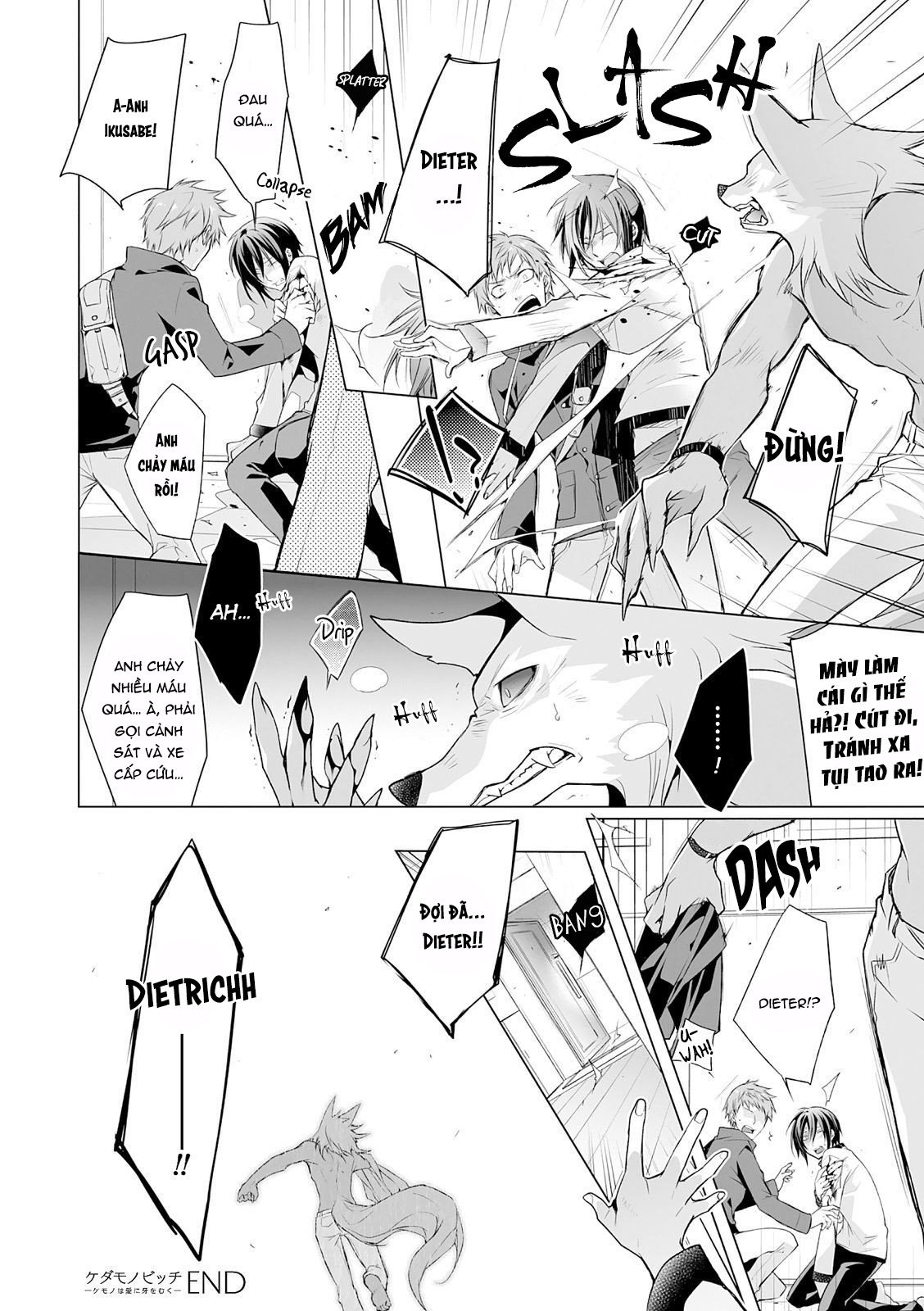 anh chàng người sói và tiểu thuyết gia lập dị chapter 3.2 11