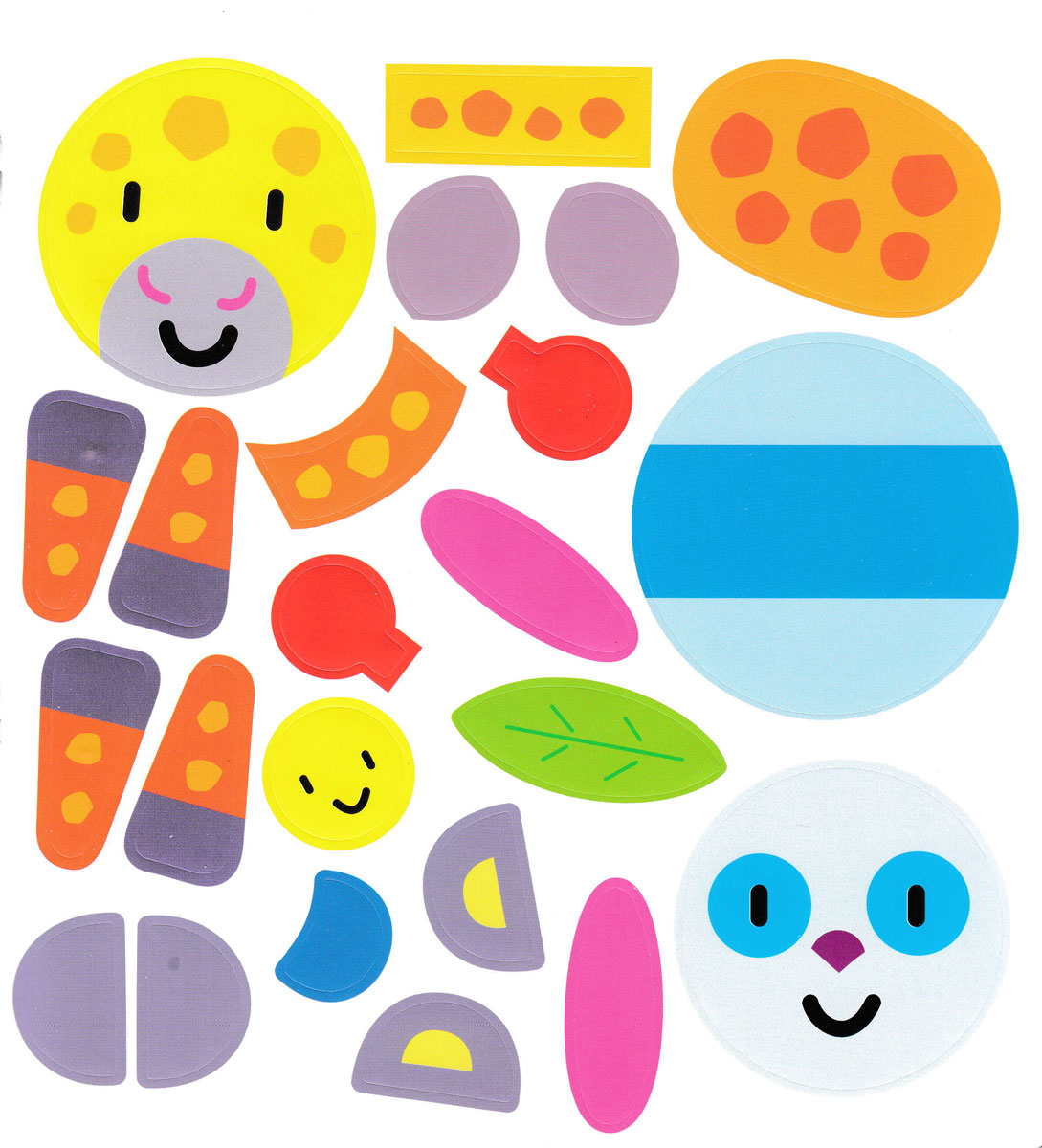 Sticker Động Vật Đáng Yêu - Dành Cho Bé 5 Tuổi