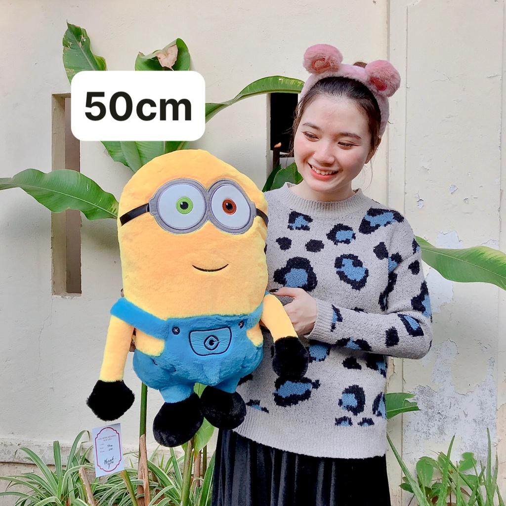 Gấu bông Minion chất lông bột cao cấp mềm mịn - QC - dành cho tín đồ minion, dành tặng bé gái, bé trai