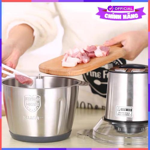 Máy Xay Thịt 4 Lưỡi Vouller - Inox 304 - Dung Tích 2 Lít - Công Suất 250W - Hàng Chính Hãng