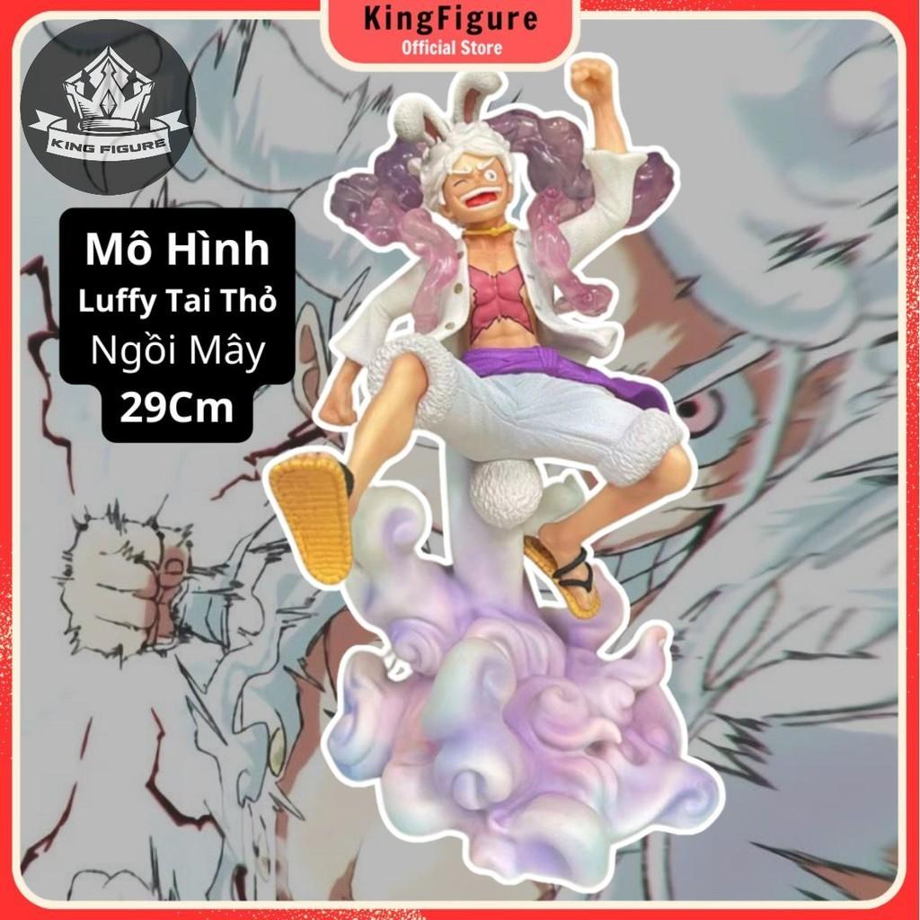 Mô Hình Luffy Tai Thỏ Ngồi Mây 29CM Mô hình One Piece Cao Cấp, Figure Mô Hình Anmie One Piece Luffy Vua Hải Tặc