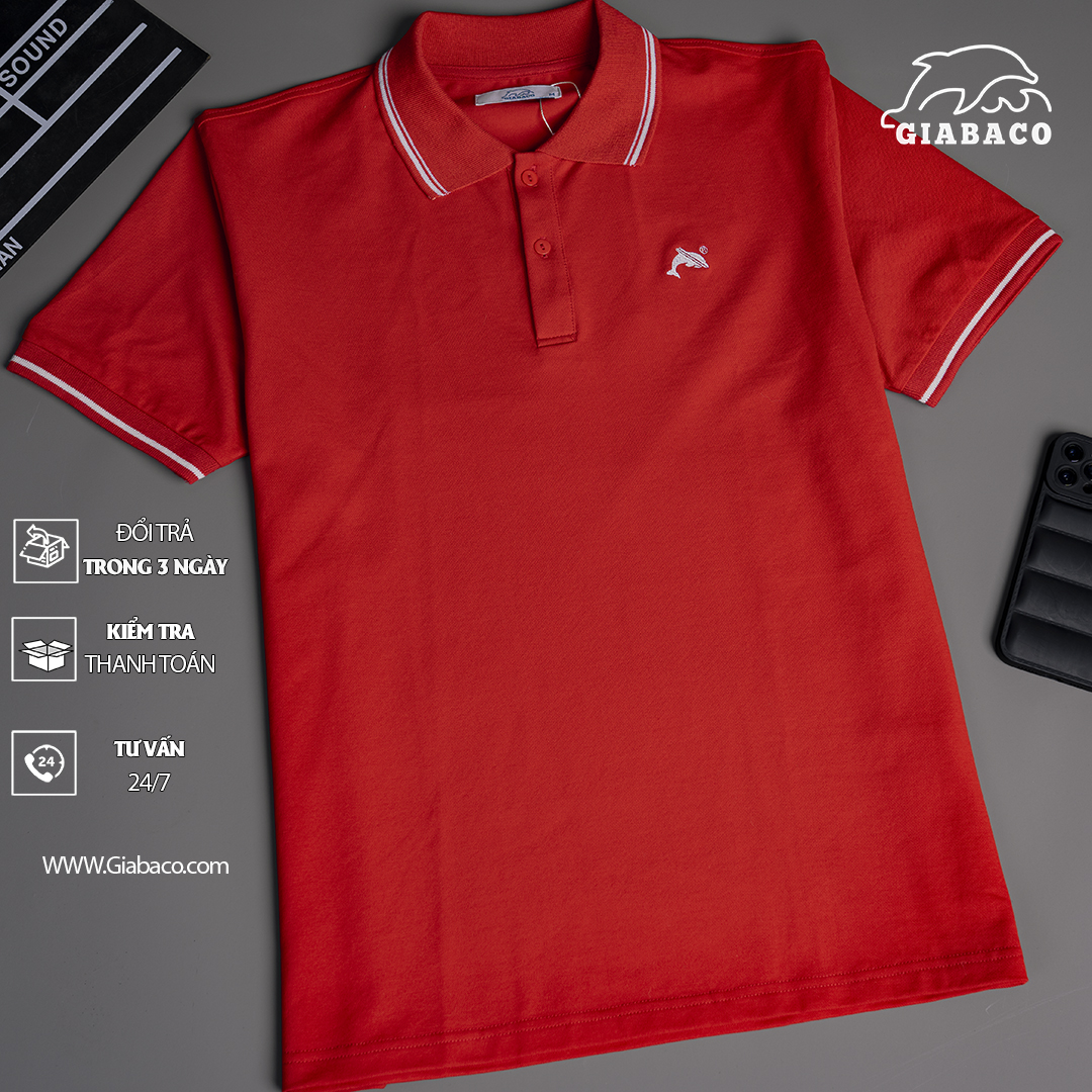Áo Polo RED Dolphin Giabaco POC0221