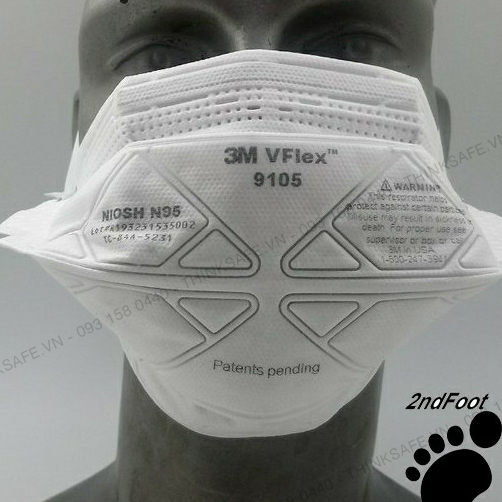 Khẩu trang N95 3M 9105, khẩu trang 3D Mask đạt tiêu chuẩn N95