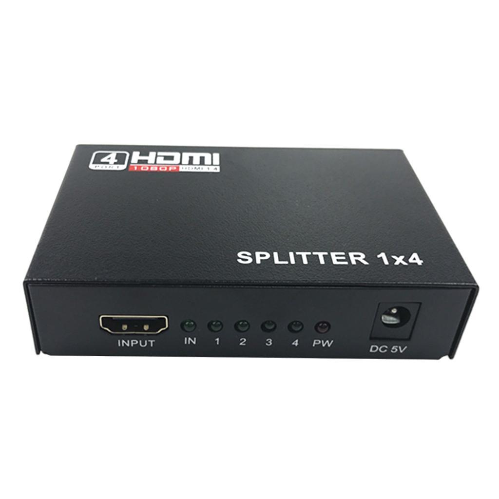HDMI Switcher 1 input 4 output HD Support 4K HDMI Splitter Adapter EU for TV