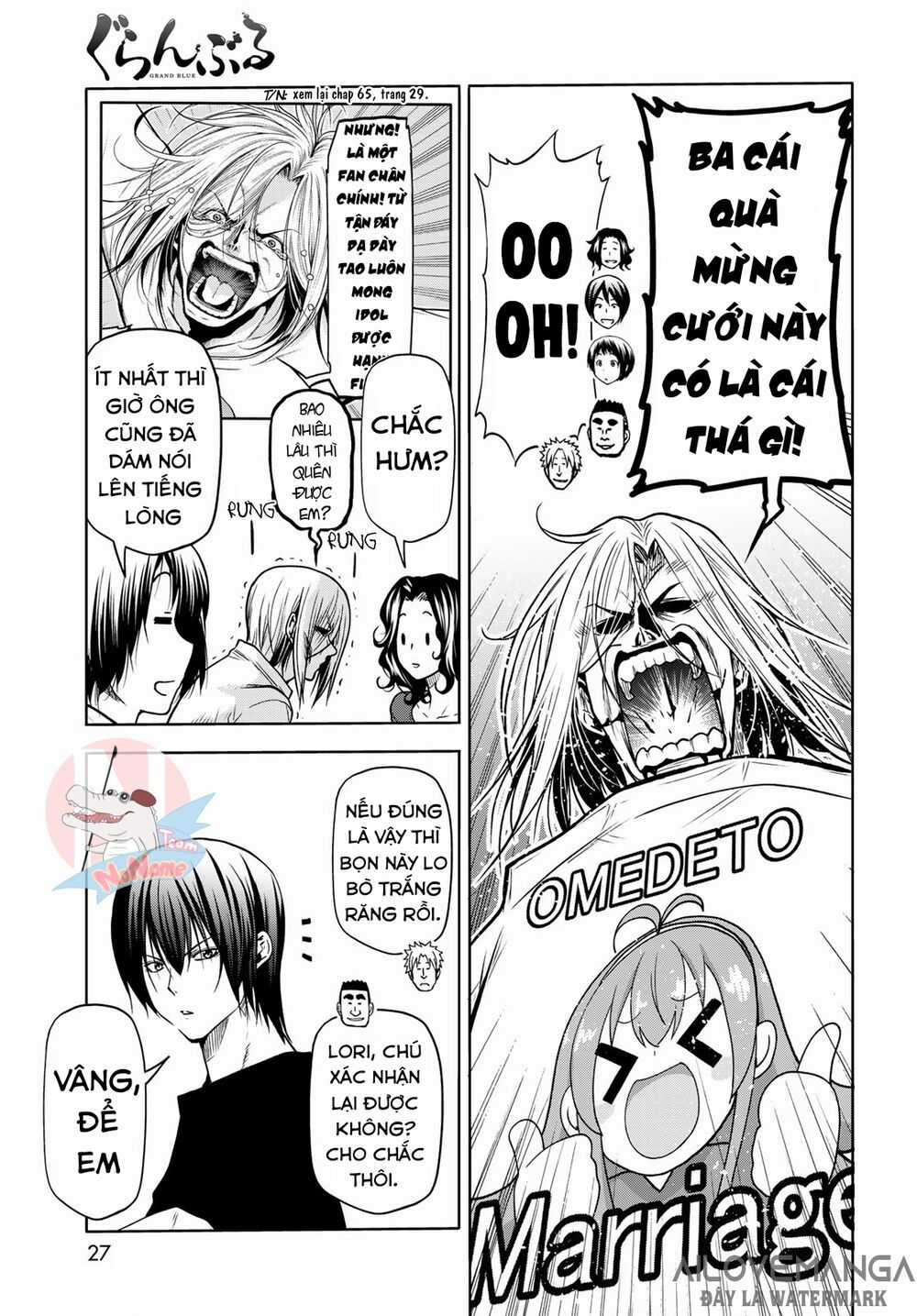 cô gái thích lặn - grand blue chapter 72.1 5